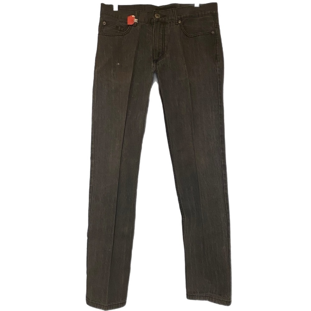 Vintage Genes Men’s Dark Wash Straight Leg Jeans Size 32 Black